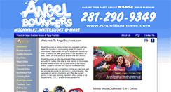 Desktop Screenshot of angelbouncers.com